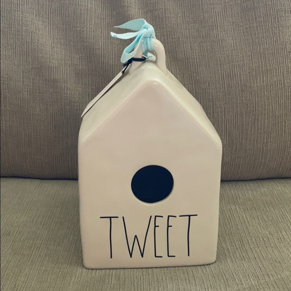 Rae Dunn “TWEET” bird house .   Brand new